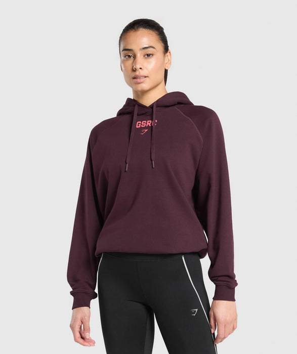 RUNNING GRAPHIC HOODIE - DEPTH PURPLE