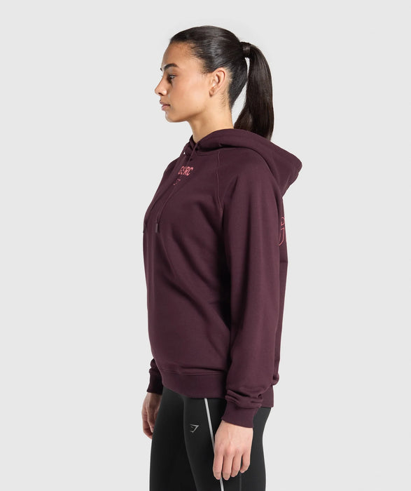 RUNNING GRAPHIC HOODIE - DEPTH PURPLE