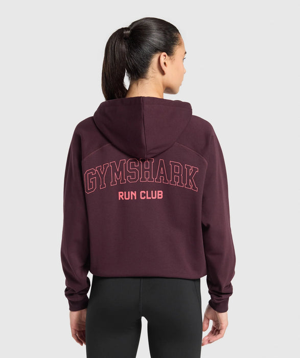RUNNING GRAPHIC HOODIE - DEPTH PURPLE