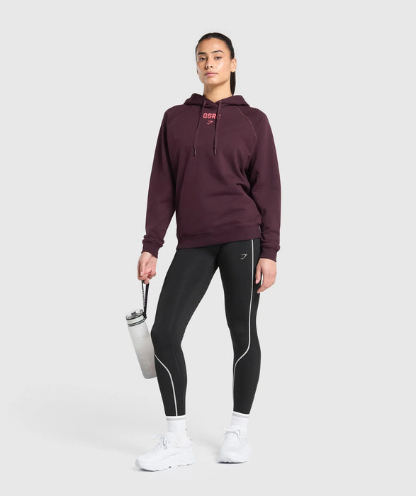 RUNNING GRAPHIC HOODIE - DEPTH PURPLE