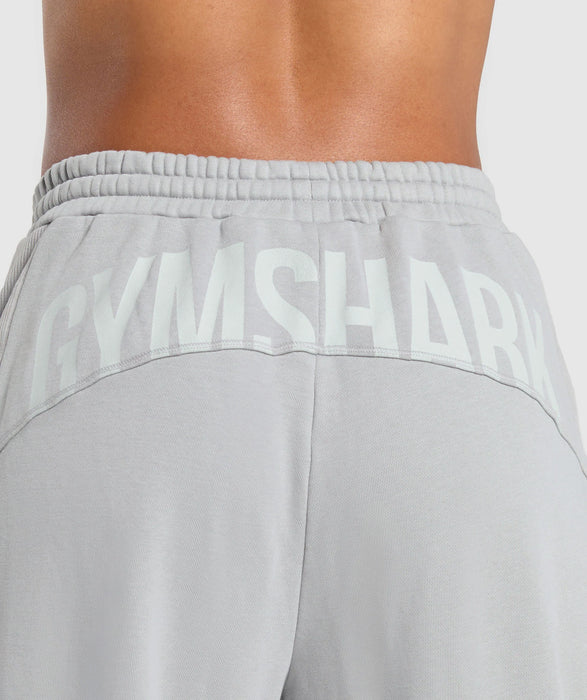 Power Washed Joggers - Silver Grey