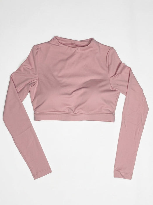 W345 HYBRID LONG SLEEVE BRA - PINK