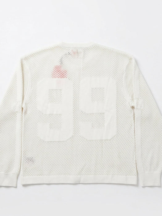 8016 - 99 KNIT LONG SLEEVES - WHITE