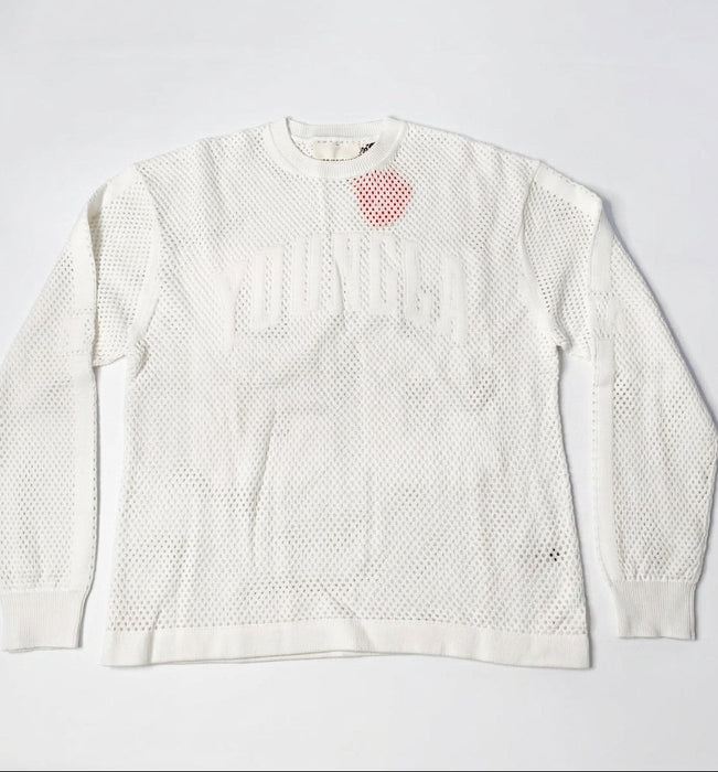 8016 - 99 KNIT LONG SLEEVES - WHITE