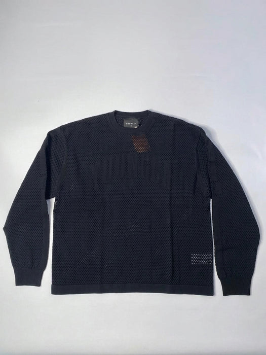 8016 - 99 KNIT LONG SLEEVES - BLACK
