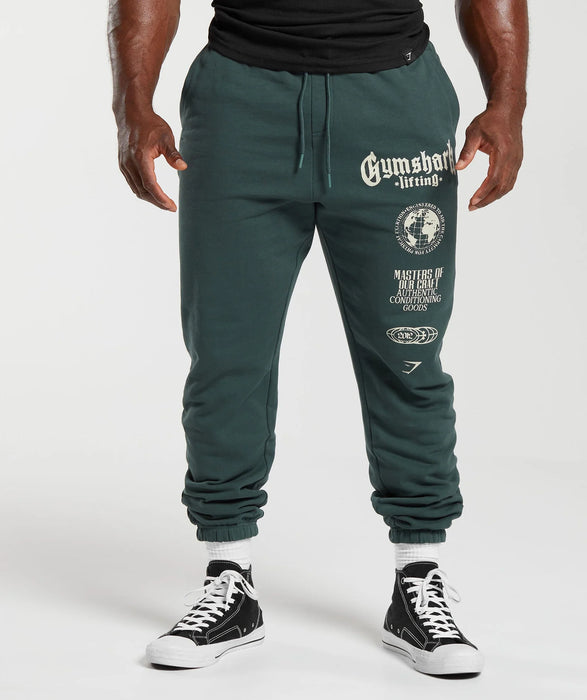 Global Lifting Oversized Pants - Green