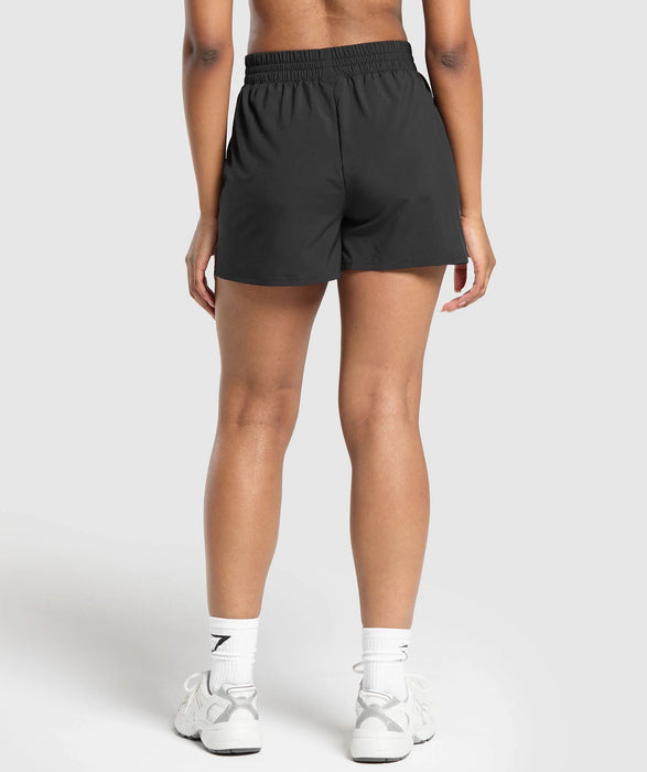 Pintuck Shorts - Black