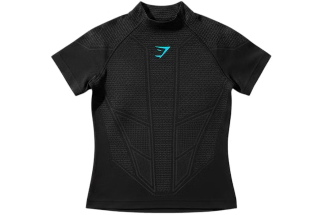 ONYX V1 BABY TEE MUJER - Black/Onyx Grey/Brand Blue