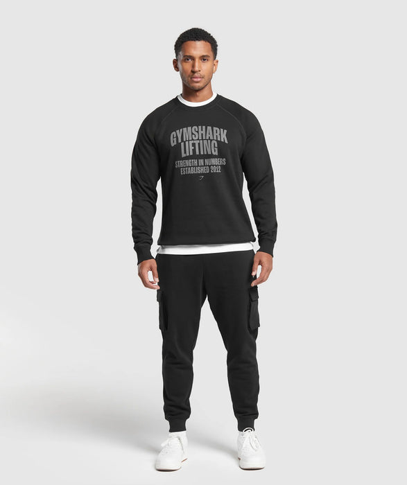 Gymshark Lifting Crew - Black