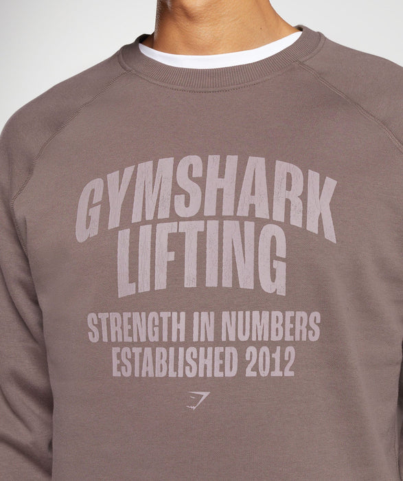 Gymshark Lifting Crew - Walnut Mauve