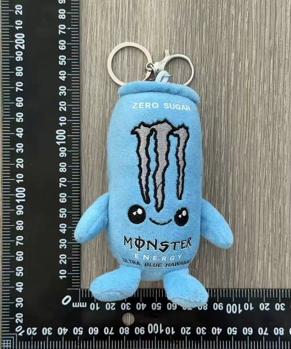 Llavero de Peluche Monster Energy -Azul