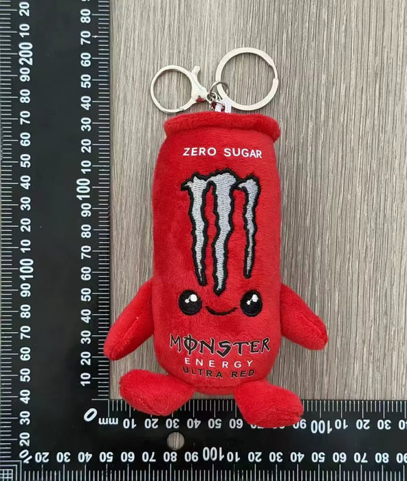 Llavero de Peluche Monster Energy - Rojo
