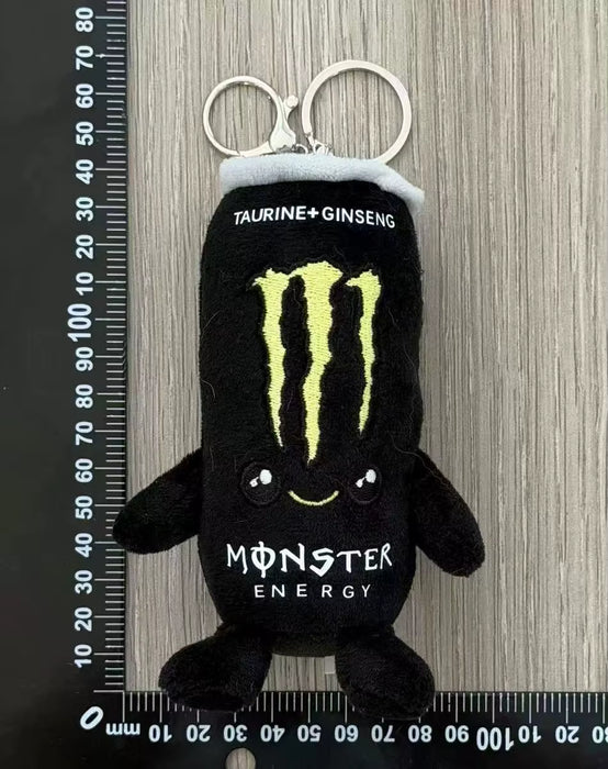 Llavero de Peluche Monster Energy - negro