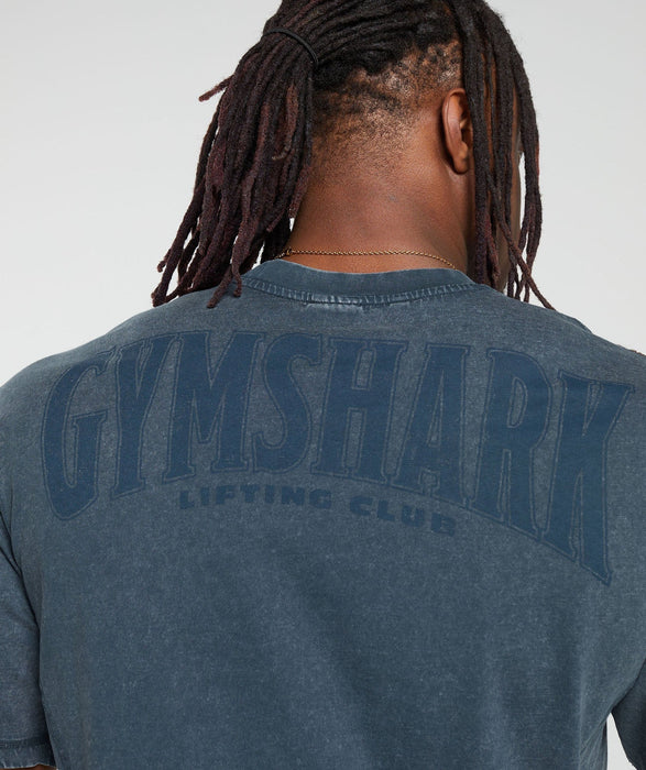 Heritage Washed T-Shirt - Navy