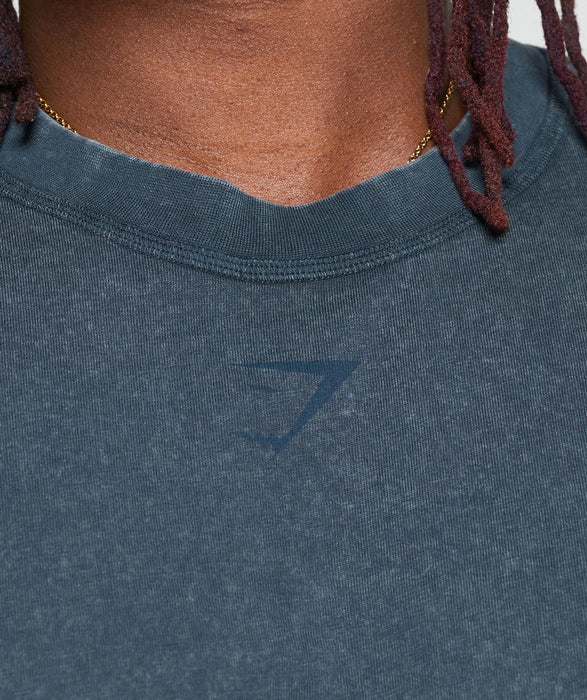 Heritage Washed T-Shirt - Navy