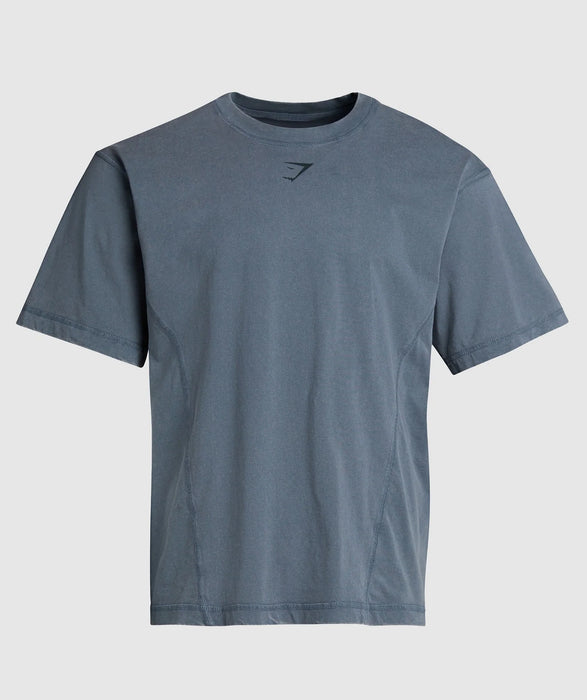 Heritage Washed T-Shirt - Titanium Blue