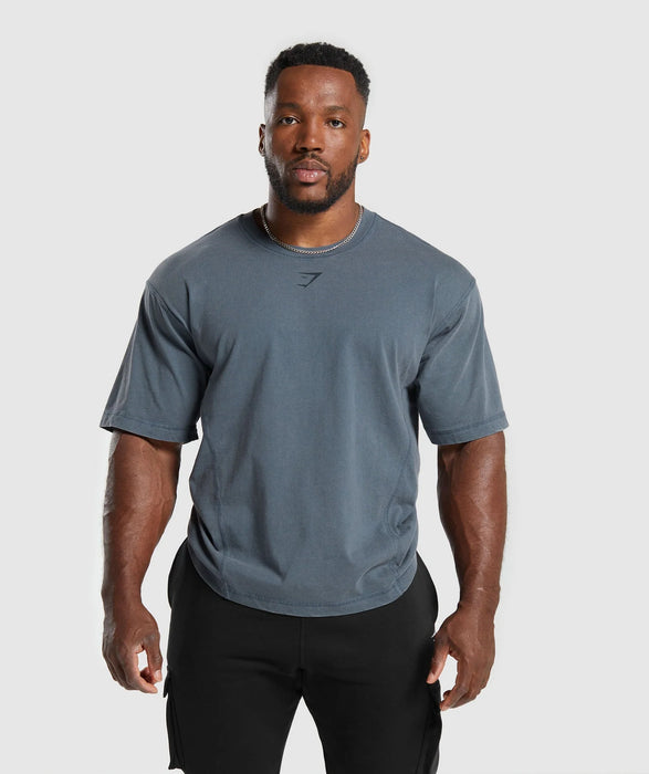 Heritage Washed T-Shirt - Titanium Blue