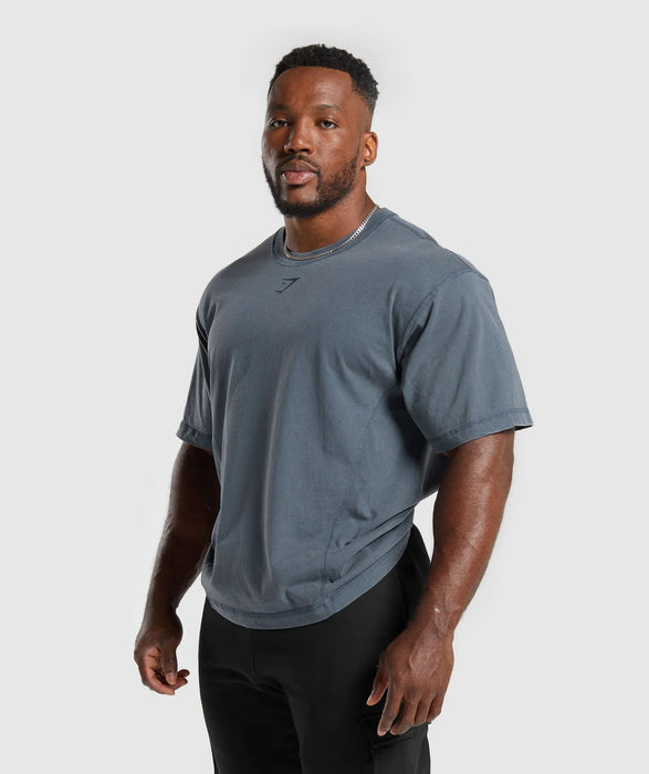 Heritage Washed T-Shirt - Titanium Blue