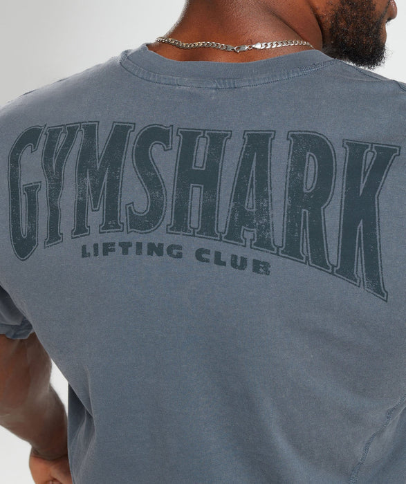 Heritage Washed T-Shirt - Titanium Blue