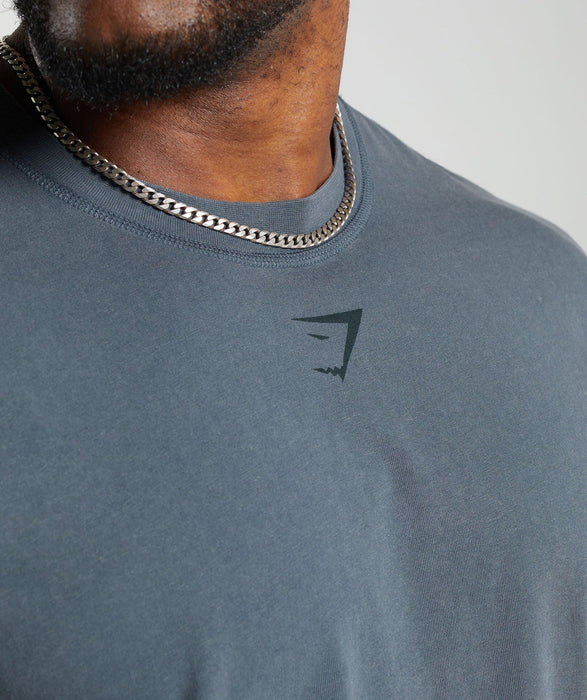 Heritage Washed T-Shirt - Titanium Blue