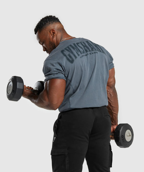 Heritage Washed T-Shirt - Titanium Blue