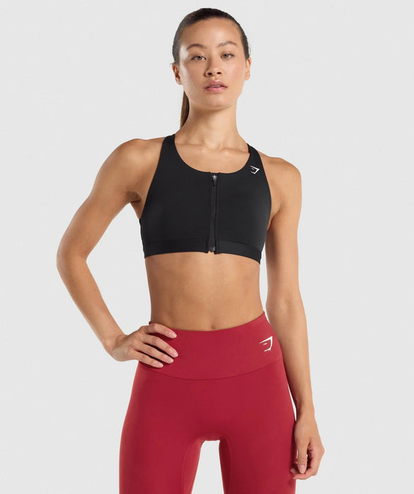 Gymshark Zip up sport bra