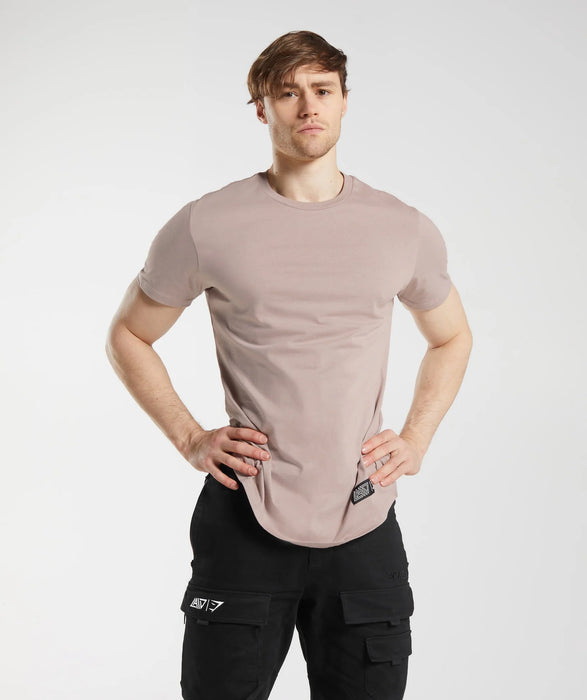 GS X DAVID LAID T-SHIRT Modern blush pink