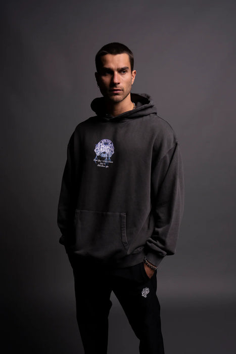 THUNDER "PIERCE" HOODIE IN WOLF GRAY/PURPLE/BLUE