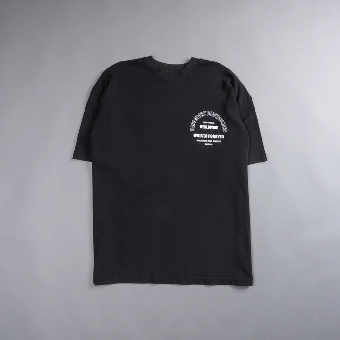 THE ONE YOU FEED "PREMIUM VINTAGE" OVERSIZED TEE IN BLACK