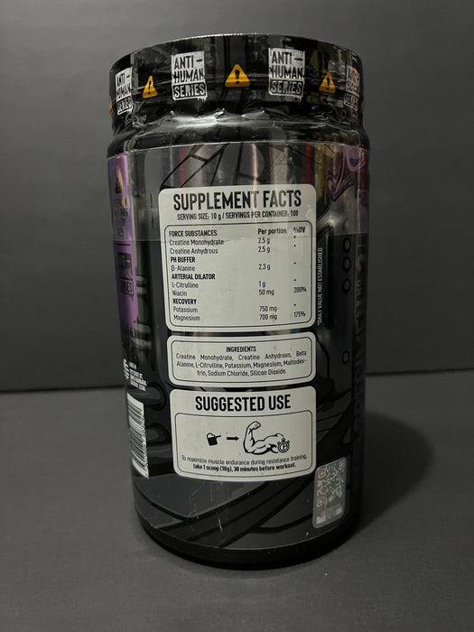 CREATINE MONOHYDRATE SPECIMEN No. 03 ANTI-HUMAN 100 SERVIDAS 1KG. (2.2 LBS)