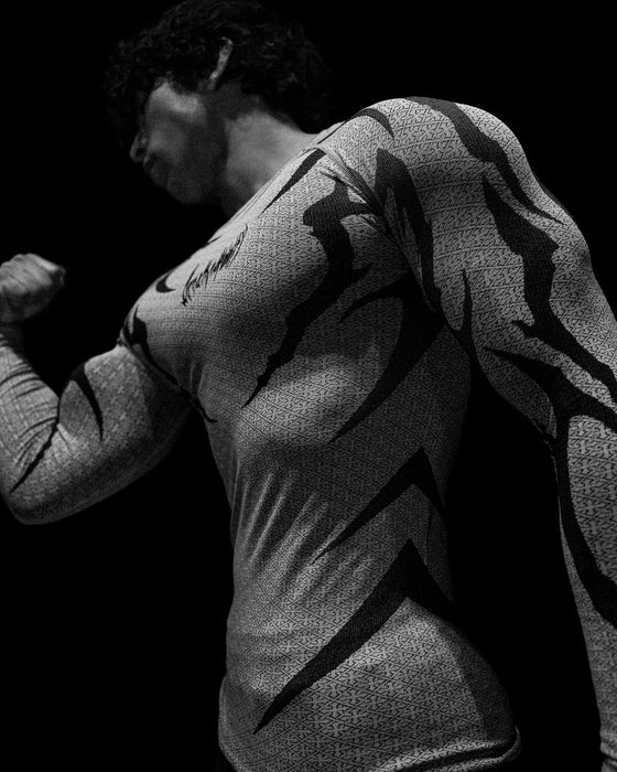 Doom Tech™ Armored Longsleeve Compression [DIVINE WHITE]