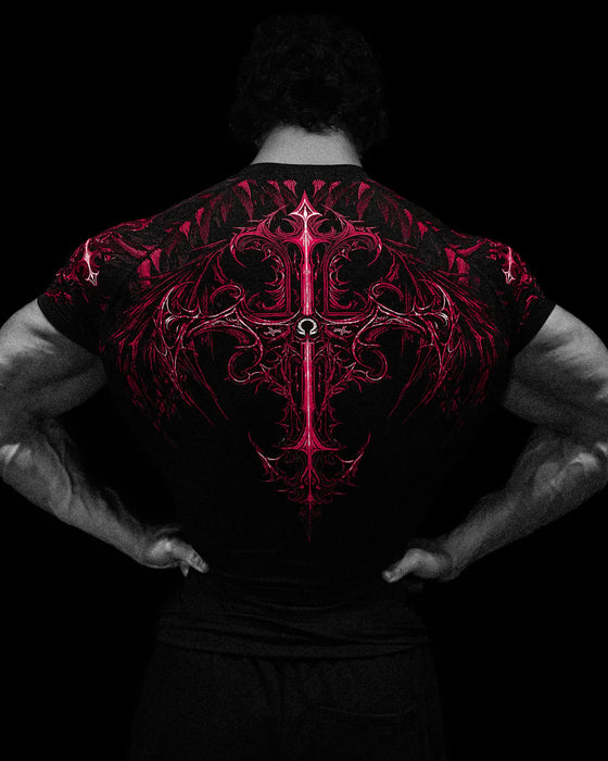 Void Tech™ Fallen Knight Short Sleeve Compression [RUBY]