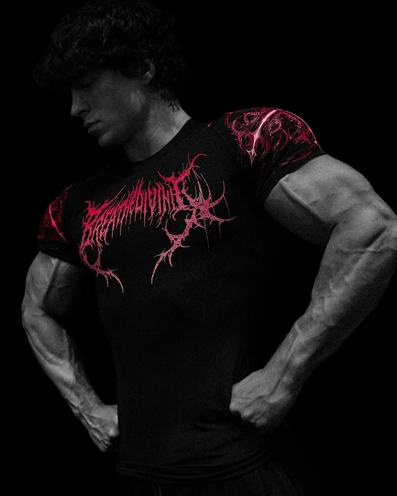 Void Tech™ Fallen Knight Short Sleeve Compression [RUBY]