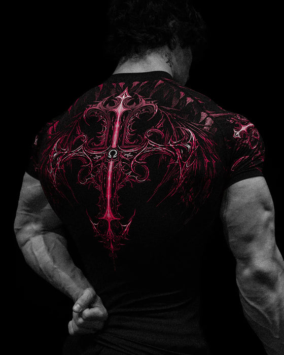 Void Tech™ Fallen Knight Short Sleeve Compression [RUBY]