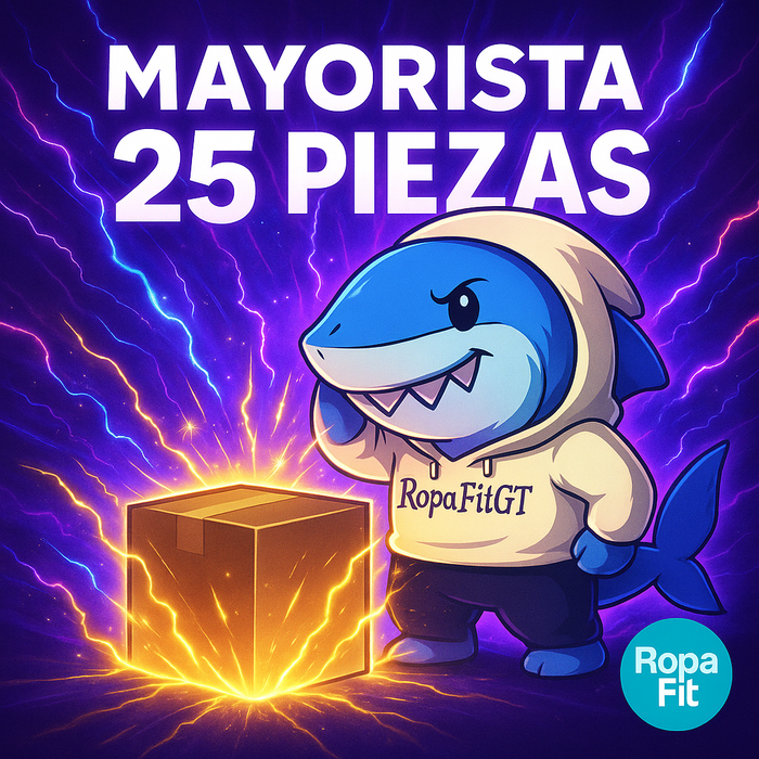 Caja mayorista GYMSHARK para emprendedores 25 prendas al azar