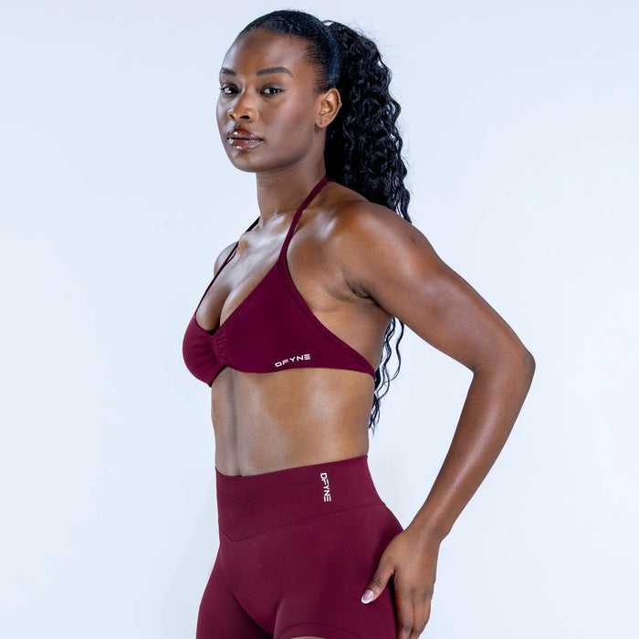 Impact Strappy Bra - Winter Berry