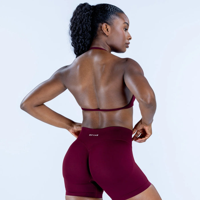 Impact Strappy Bra - Winter Berry