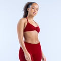 Impact Strappy Bra Crimson