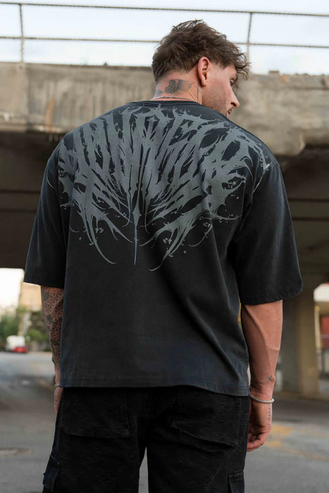 4185 - Chaos Tees Black Wash