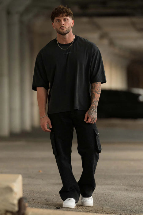 4185 - Chaos Tees Black Wash