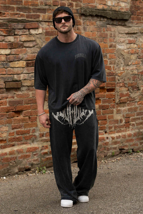 2079 - Dark Wave Joggers Black Wash
