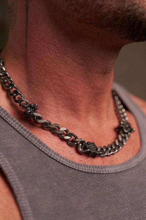 9100 CARS & CURLS - NECKLACE TREN TWIN NECKLACE