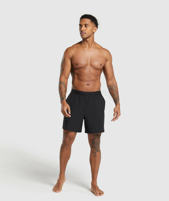 Land to Water 6" Shorts - Black