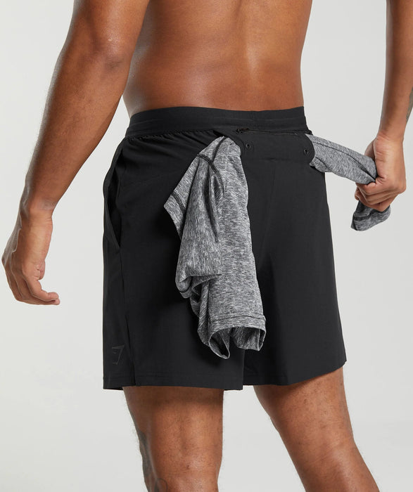 Land to Water 6" Shorts - Black
