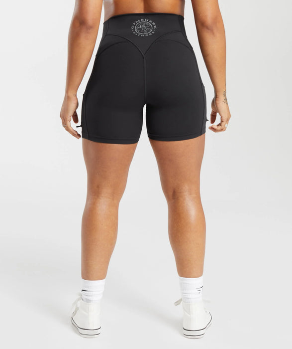 Legacy Logo Tight Shorts - Black