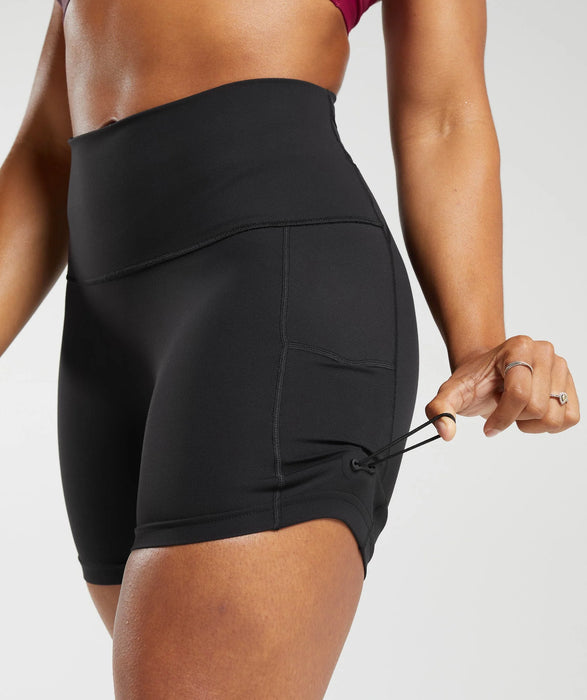 Legacy Logo Tight Shorts - Black