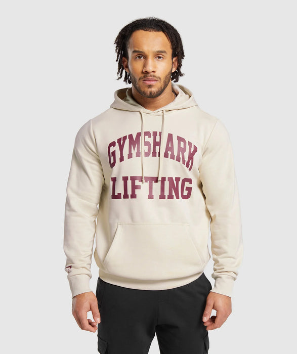 Lifting Club Hoodie - Ecru White