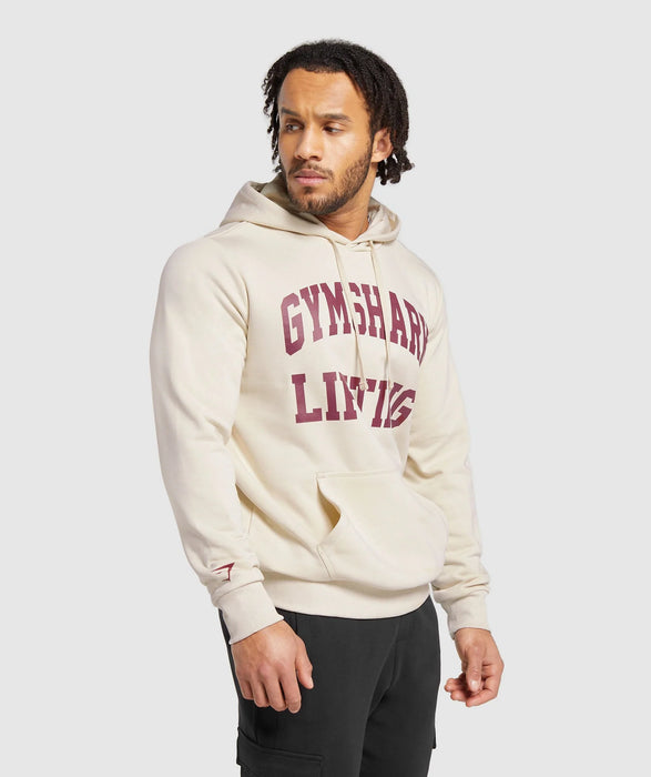 Lifting Club Hoodie - Ecru White