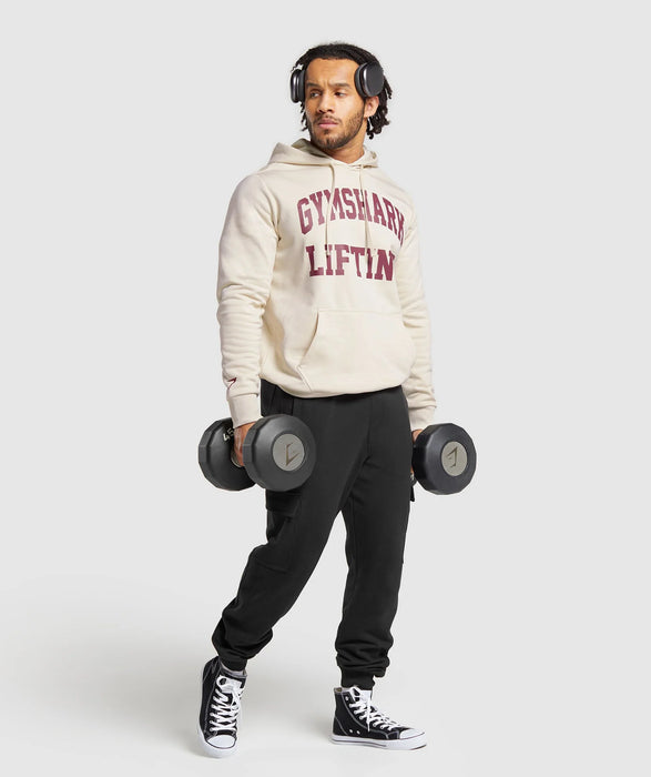 Lifting Club Hoodie - Ecru White