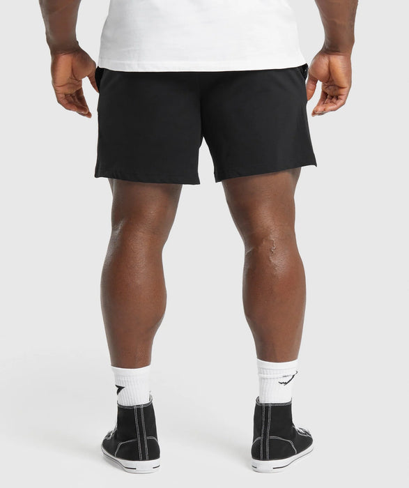 Lightweight Jersey Shorts - Black